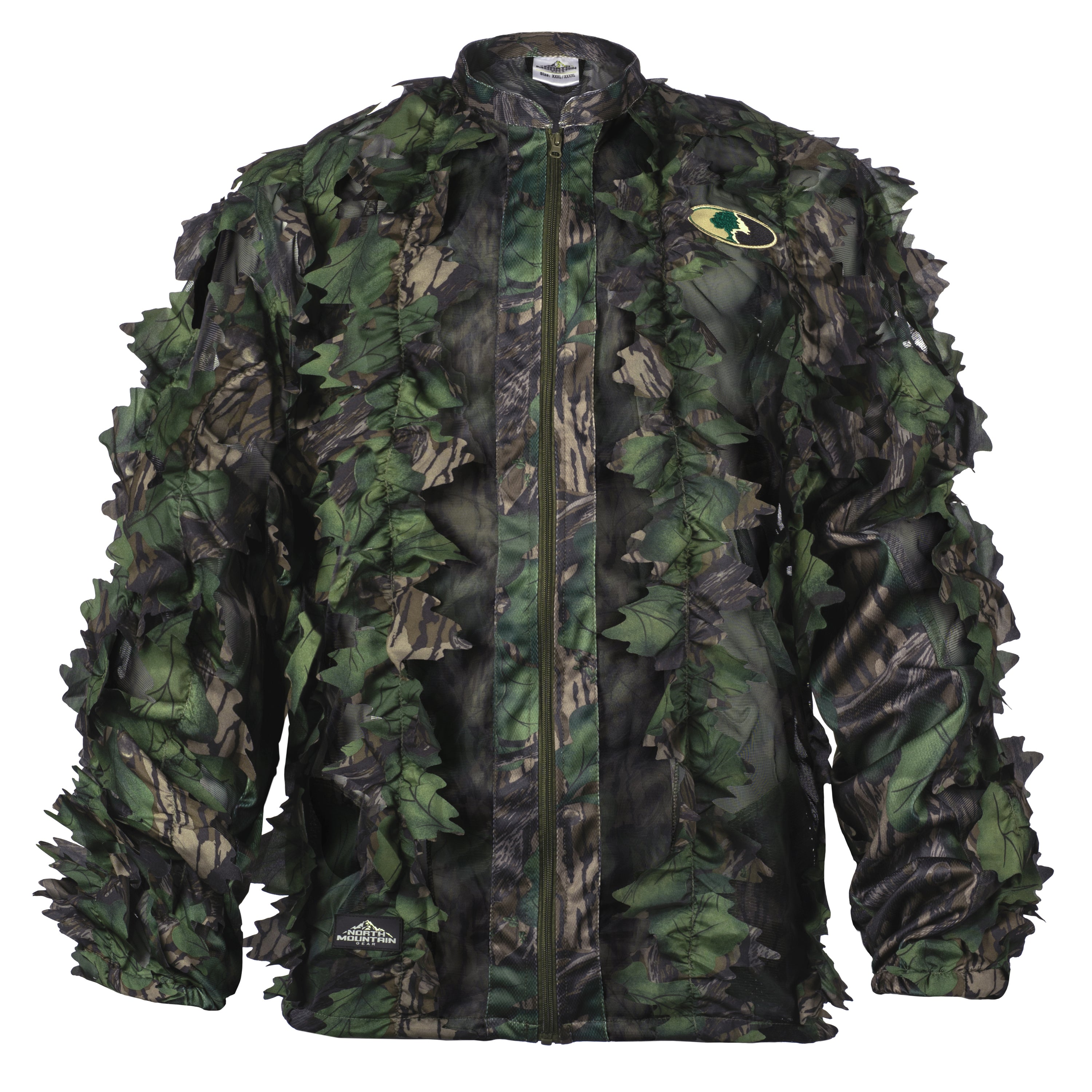 Full Zip Leafy Hunting Jacket – Mossy Oak Camo | Diffusion Series