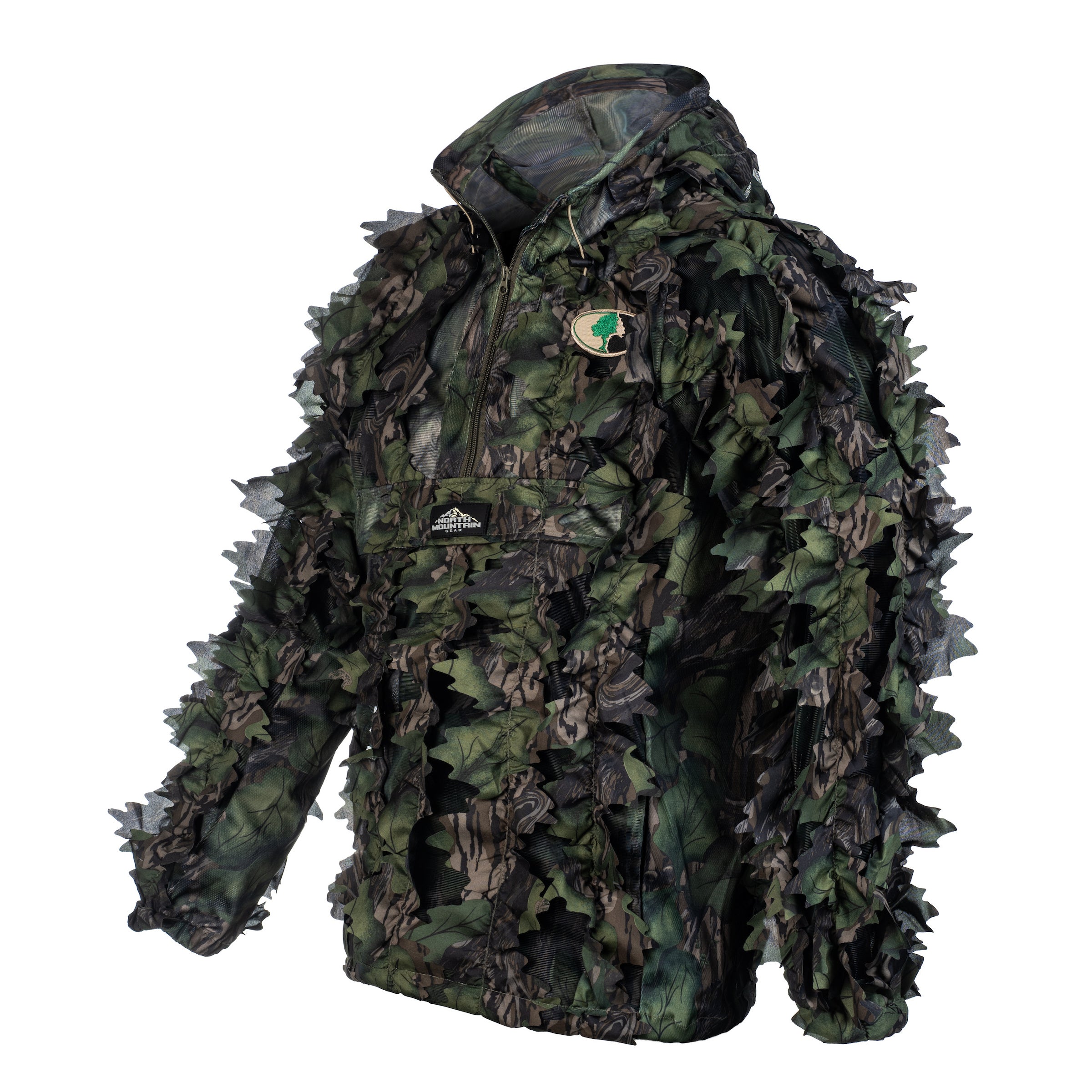 Diffusion Leafy Hunting Top – Half Zip with Hood – Youth