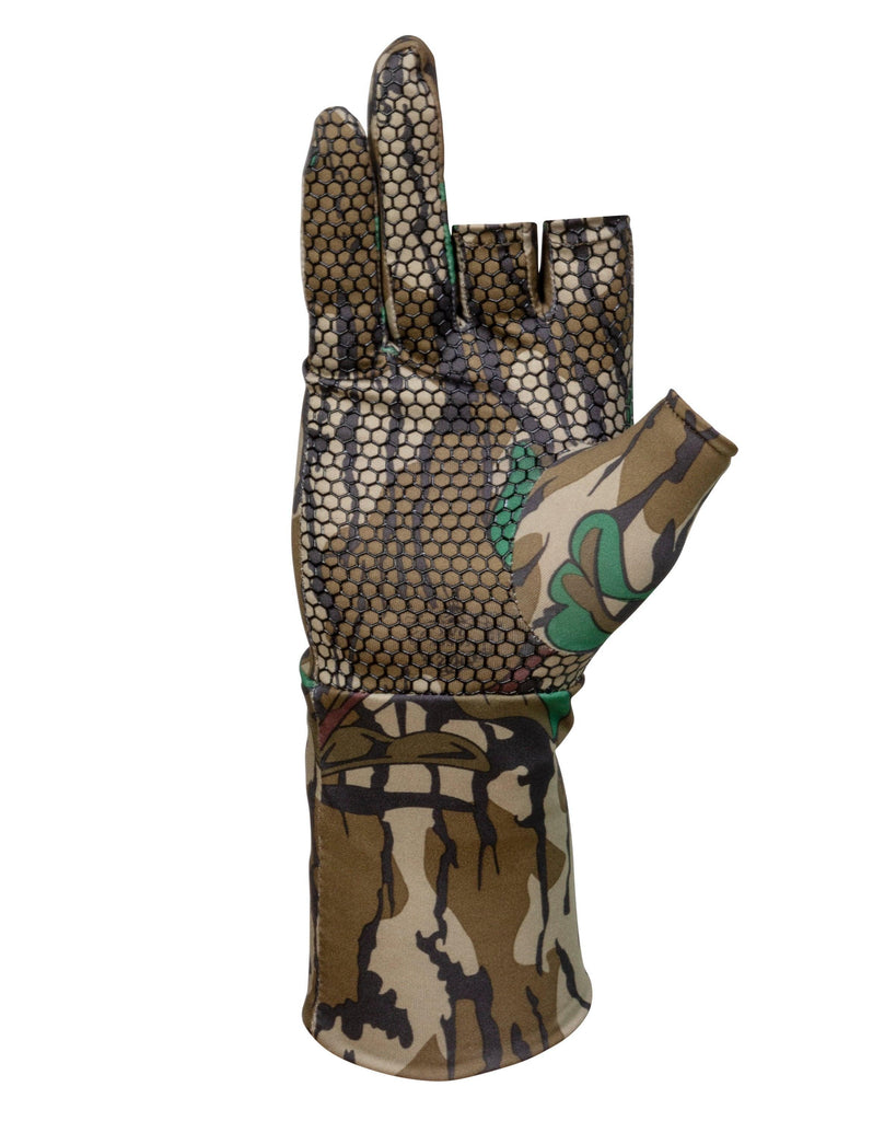 Mossy Oak Fingerless Gloves - Greenleaf - North Mountain Gear