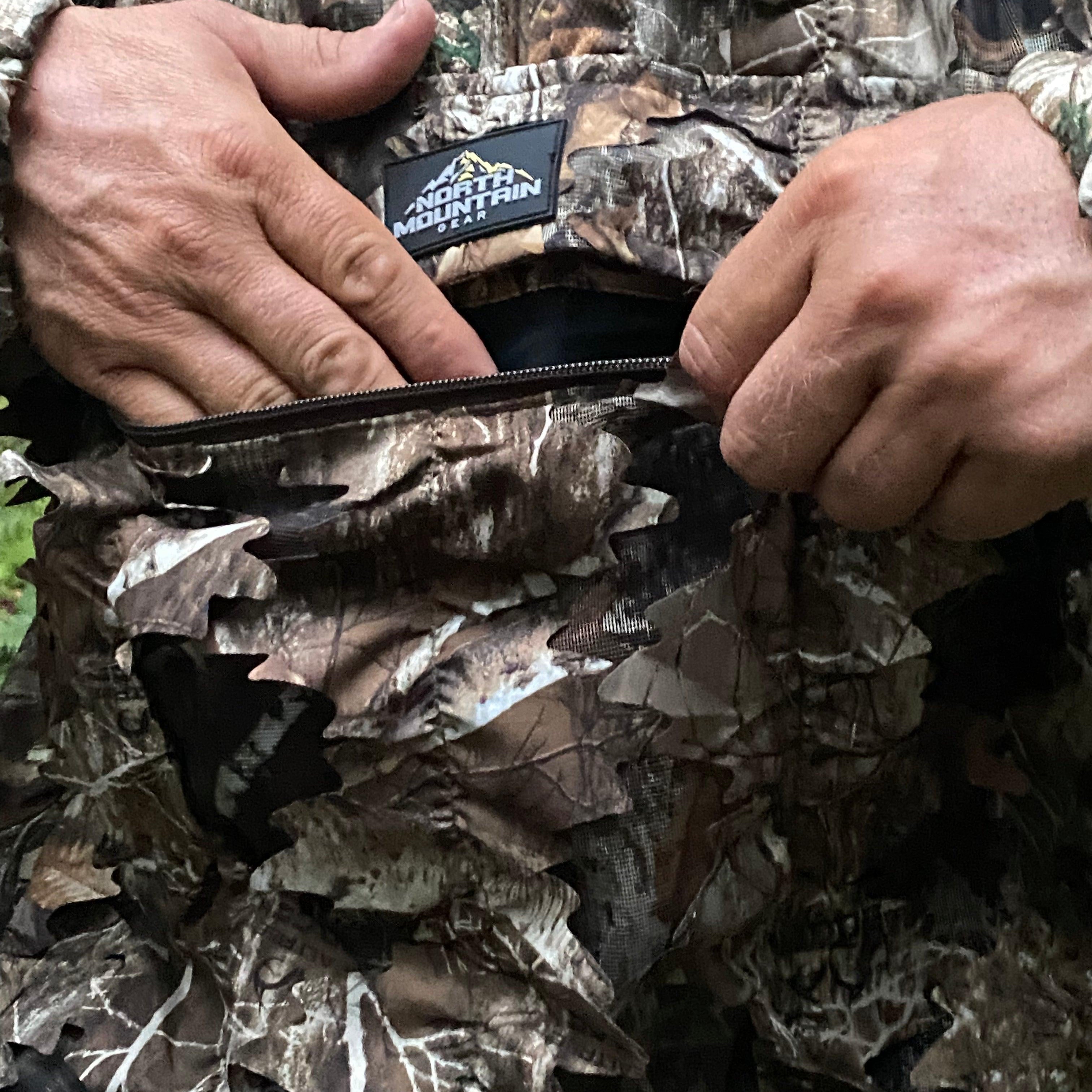 Realtree Edge Leafy Jacket - 1/2 Zip With Hood - North Mountain Gear