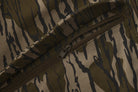 Close-up of the zippered pocket on Advantis lightweight Mossy Oak Bottomland hunting pants by North Mountain Gear