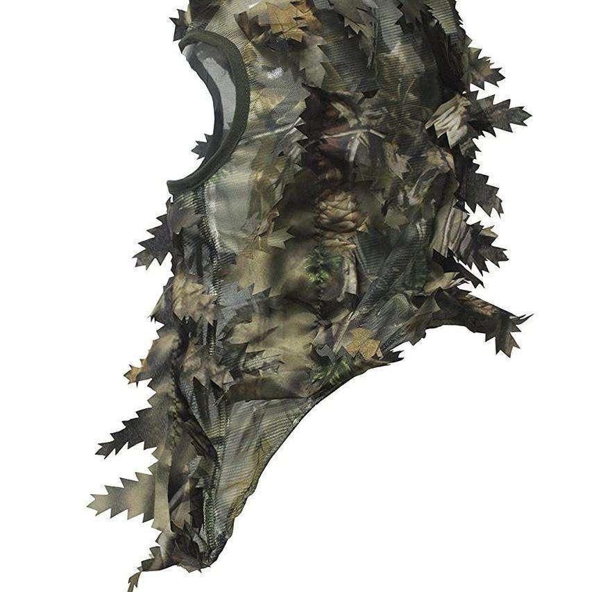 3D Leafy Hunting Face Mask Ambush Brown - North Mountain Gear