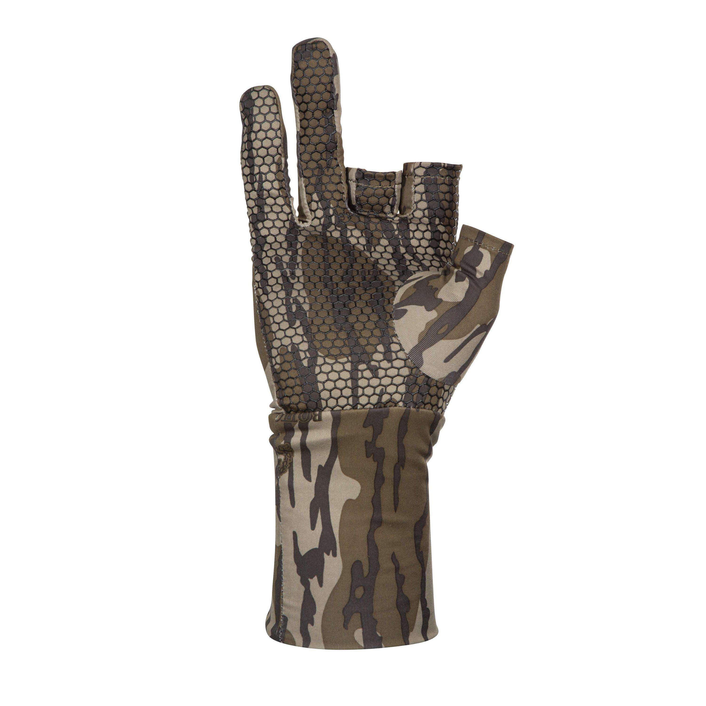 Fingerless Mossy Oak Bottomland Gloves - North Mountain Gear