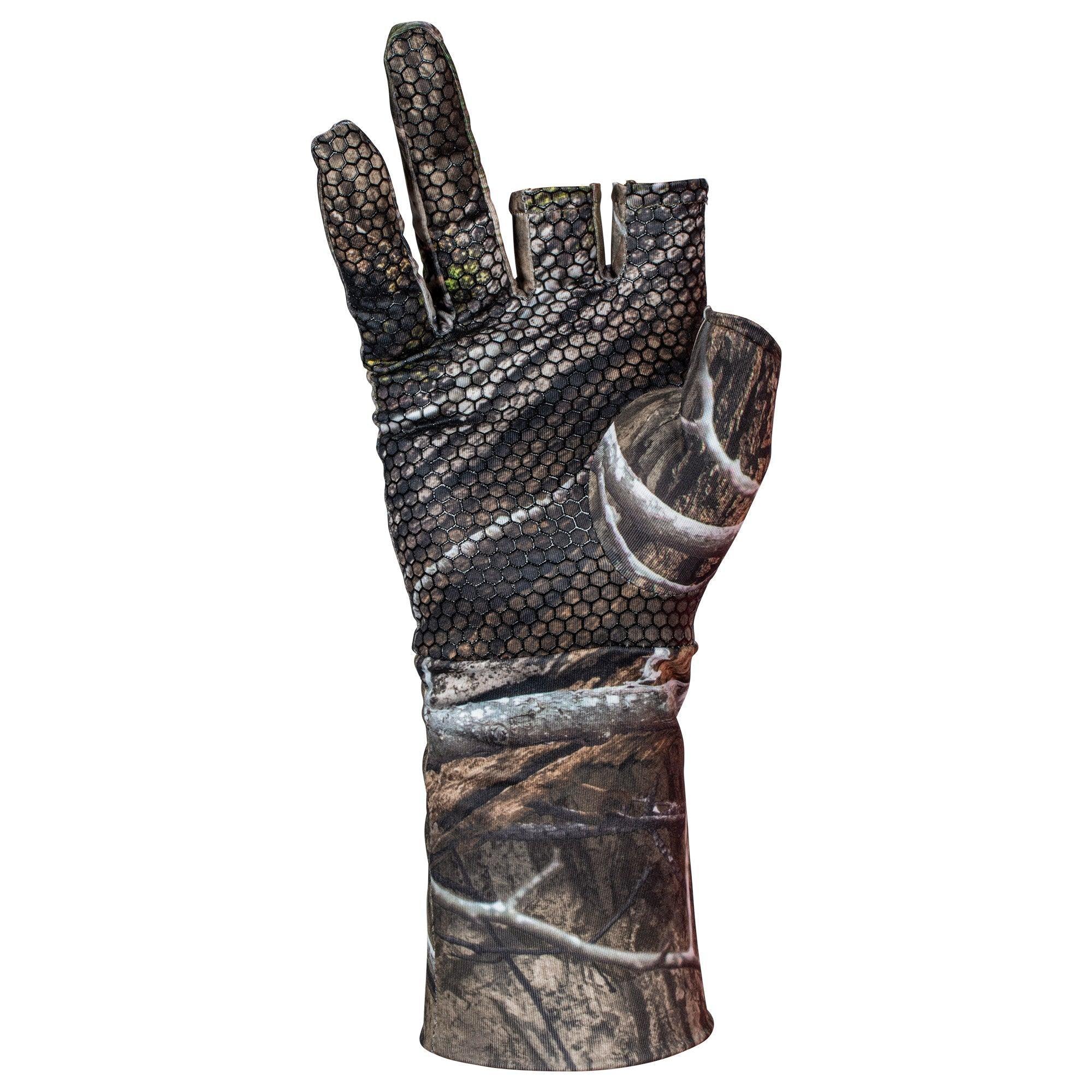 Fingerless Mossy Oak Country DNA Gloves - North Mountain Gear