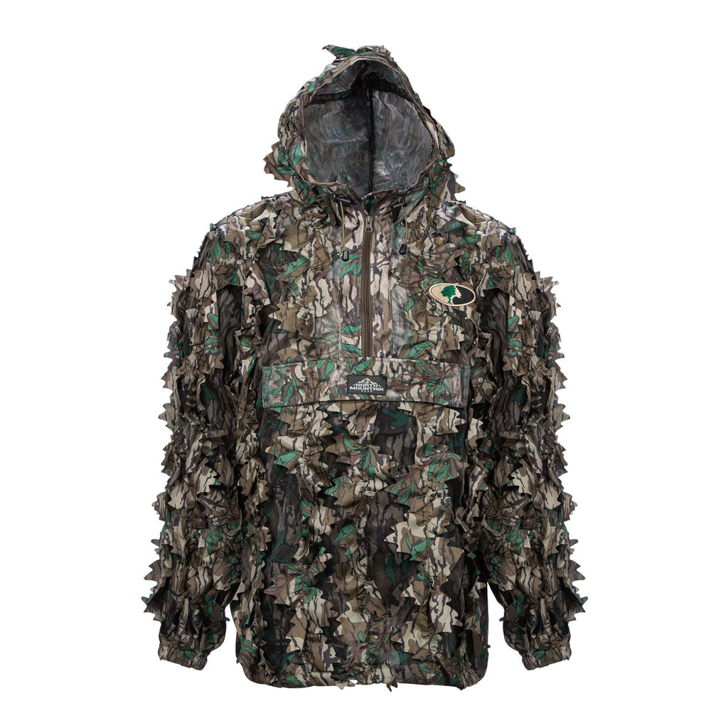 MOSSY OAK - 1/2 ZIP LEAFY JACKET WITH HOOD - North Mountain Gear