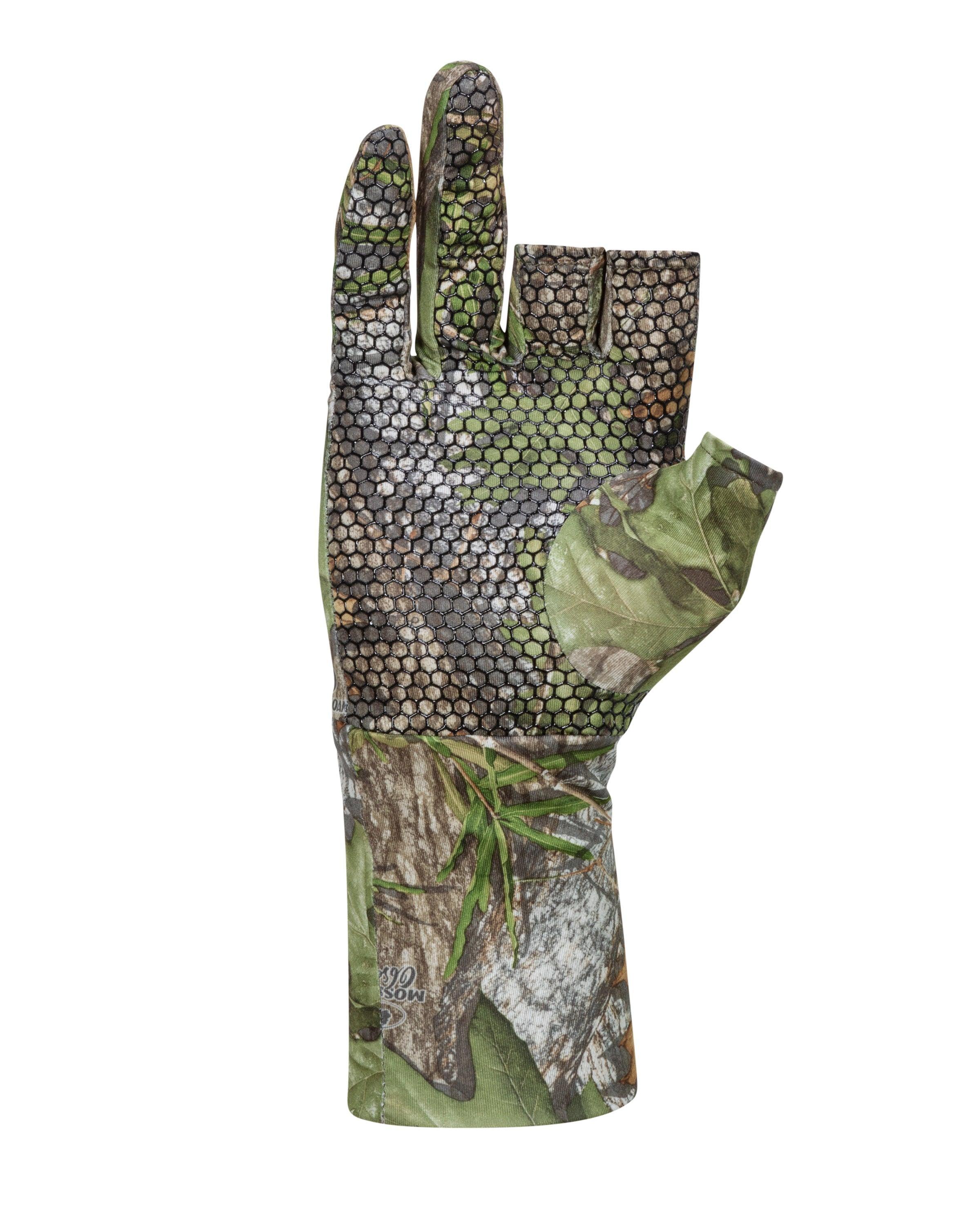 MOSSY OAK FINGERLESS OBSESSION GLOVES - North Mountain Gear