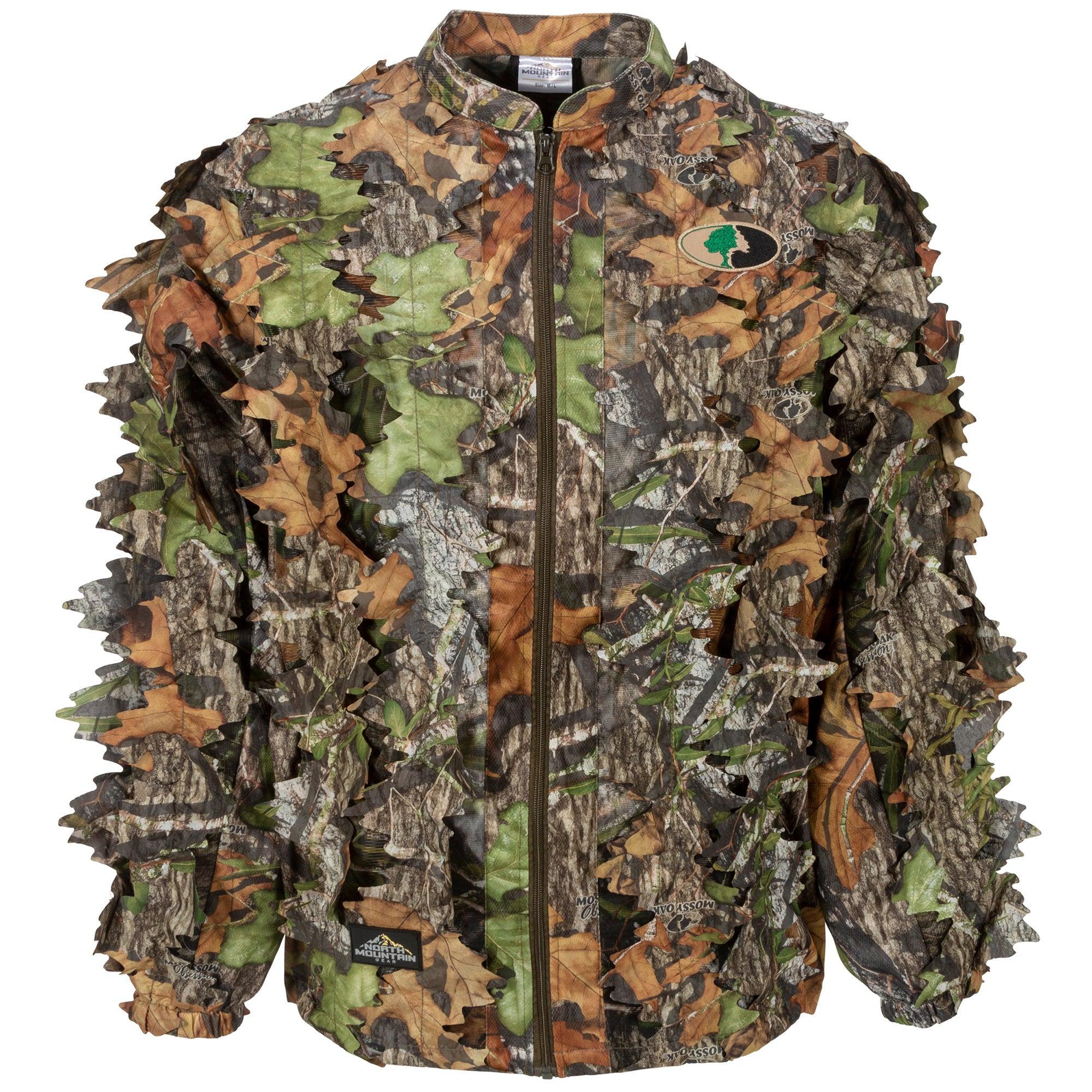 MOSSY OAK - FULL ZIP LEAFY JACKET - North Mountain Gear